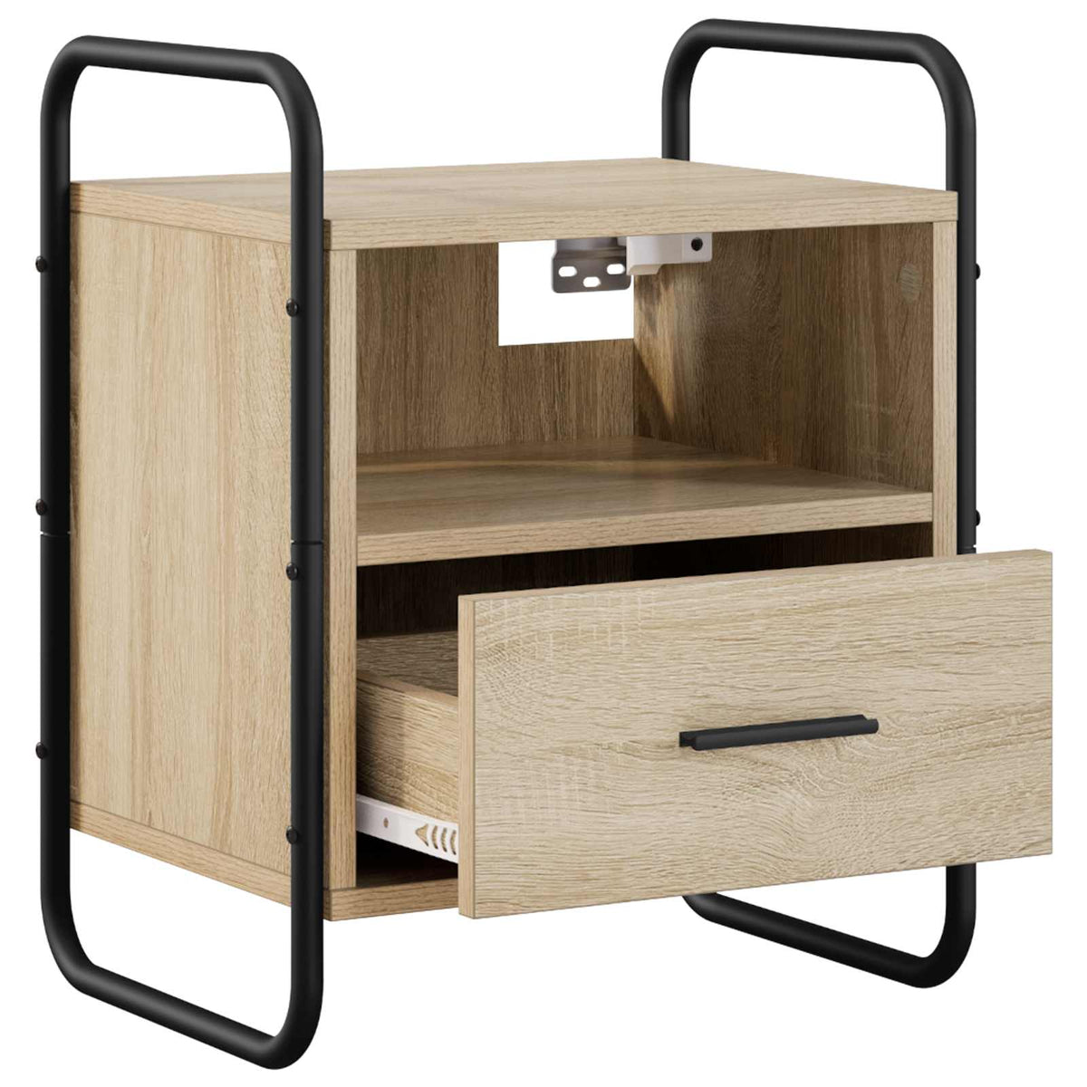 Hanging Bedside Cabinet Sonoma Oak 40 x 30 x 50 cm