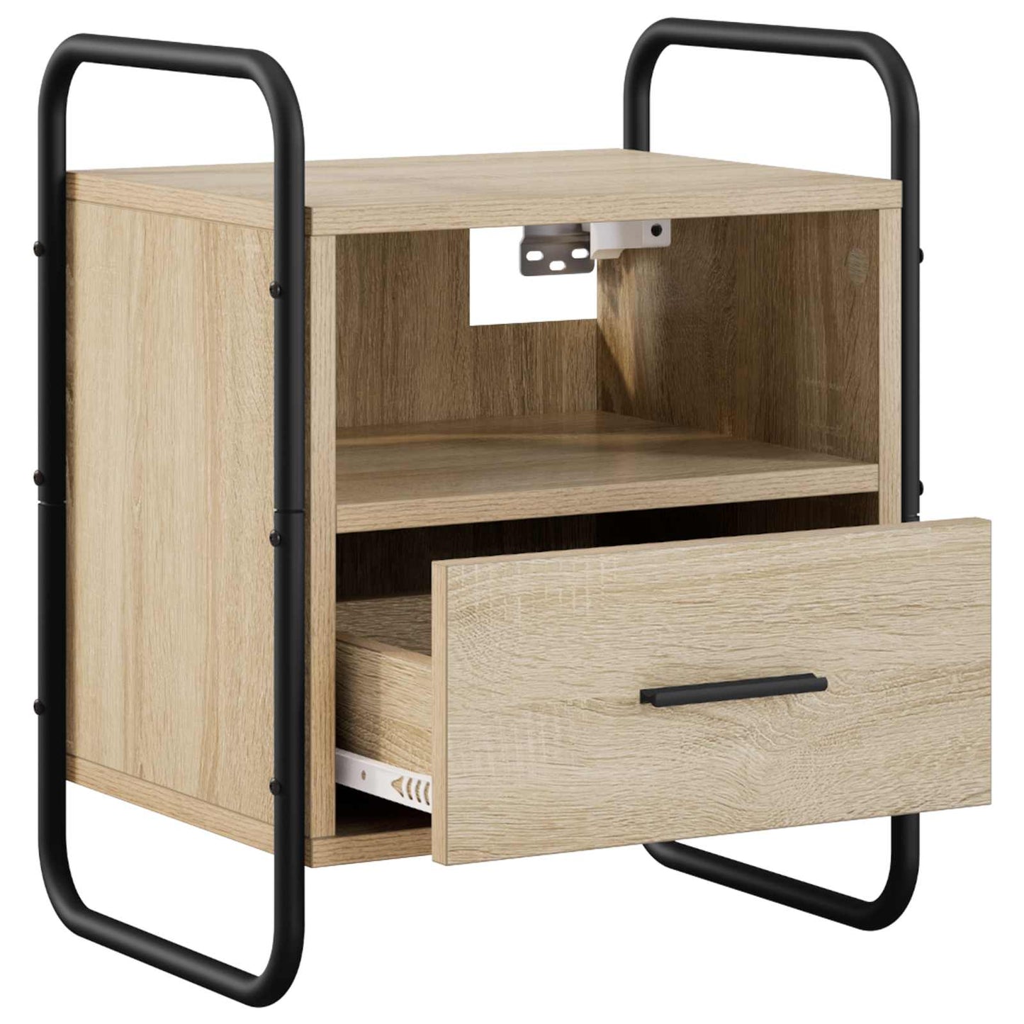 Hanging Bedside Cabinet 2 pcs Sonoma Oak 40 x 30 x 50 cm