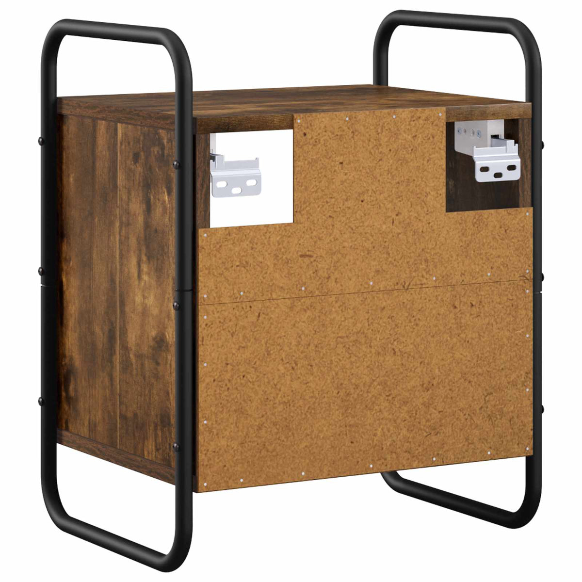 Hanging Bedside Cabinet Smoked Oak 40 x 30 x 50 cm