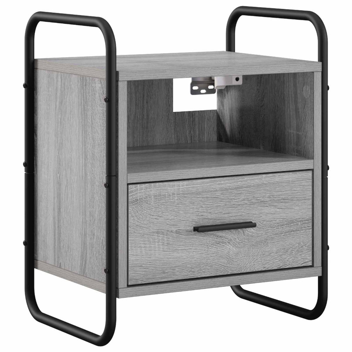Hanging Bedside Cabinet Grey Sonoma 40 x 30 x 50 cm