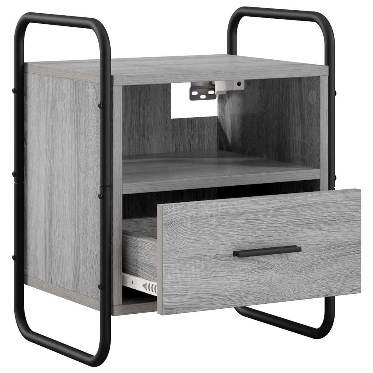 Hanging Bedside Cabinet Grey Sonoma 40 x 30 x 50 cm