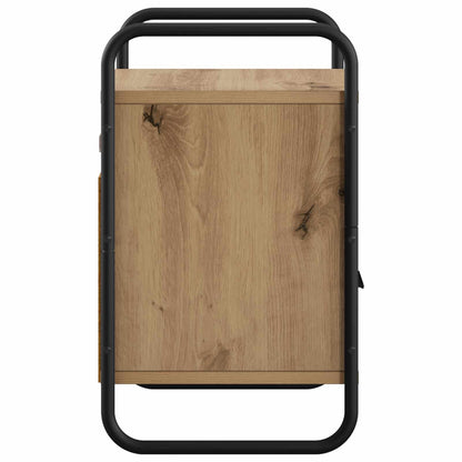 Hanging Bedside Cabinet Artisan Oak 40 x 30 x 50 cm