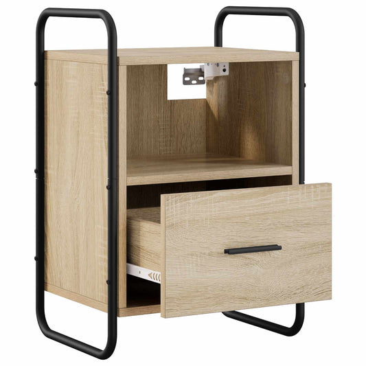 Hanging Bedside Cabinet Sonoma Oak 40 x 30 x 60 cm