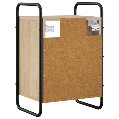 Hanging Bedside Cabinet Sonoma Oak 40 x 30 x 60 cm