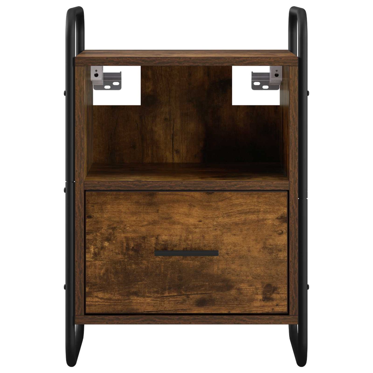 Hanging Bedside Cabinet Smoked Oak 40 x 30 x 60 cm