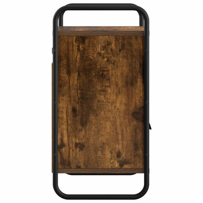 Hanging Bedside Cabinet Smoked Oak 40 x 30 x 60 cm
