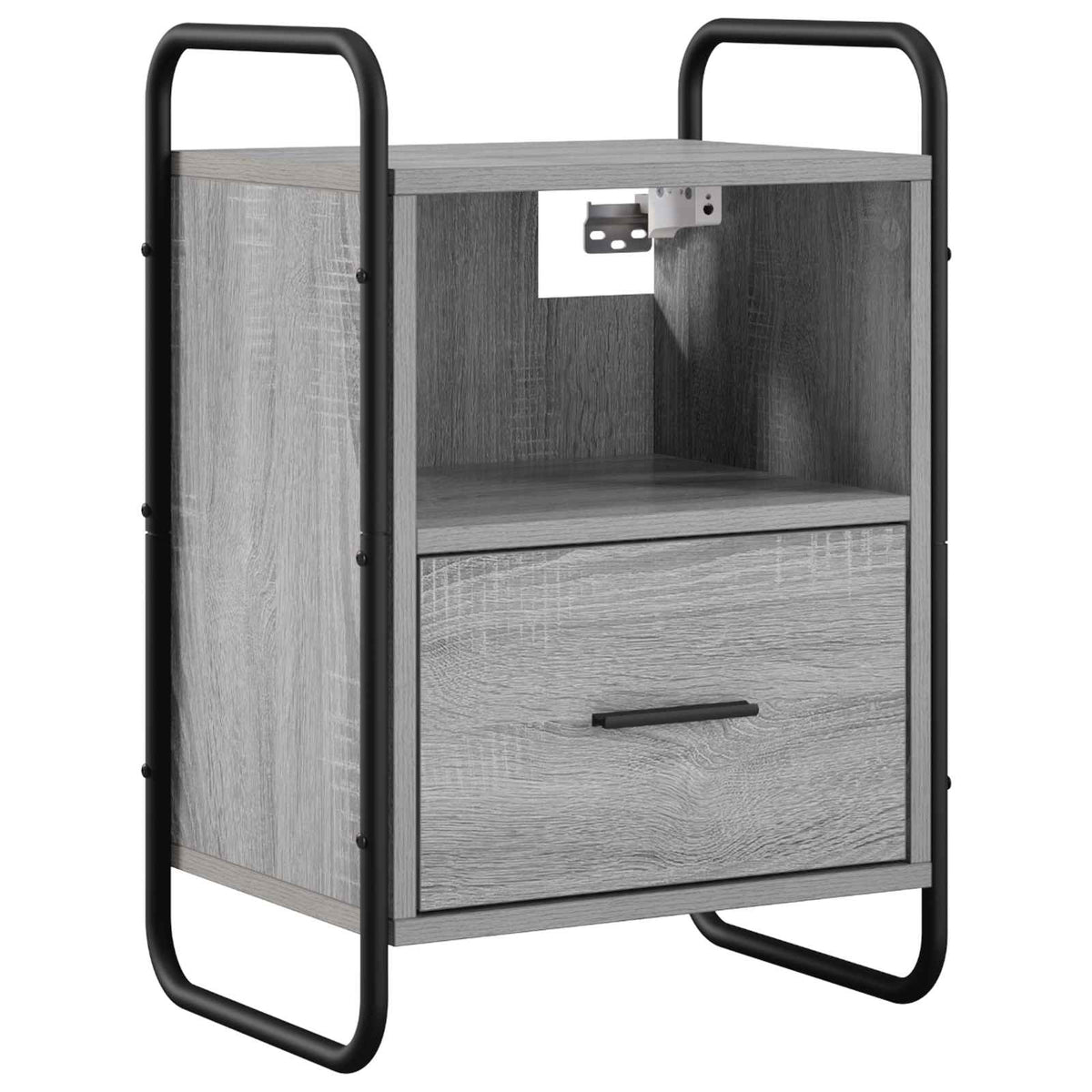 Hanging Bedside Cabinet Grey Sonoma 40 x 30 x 60 cm