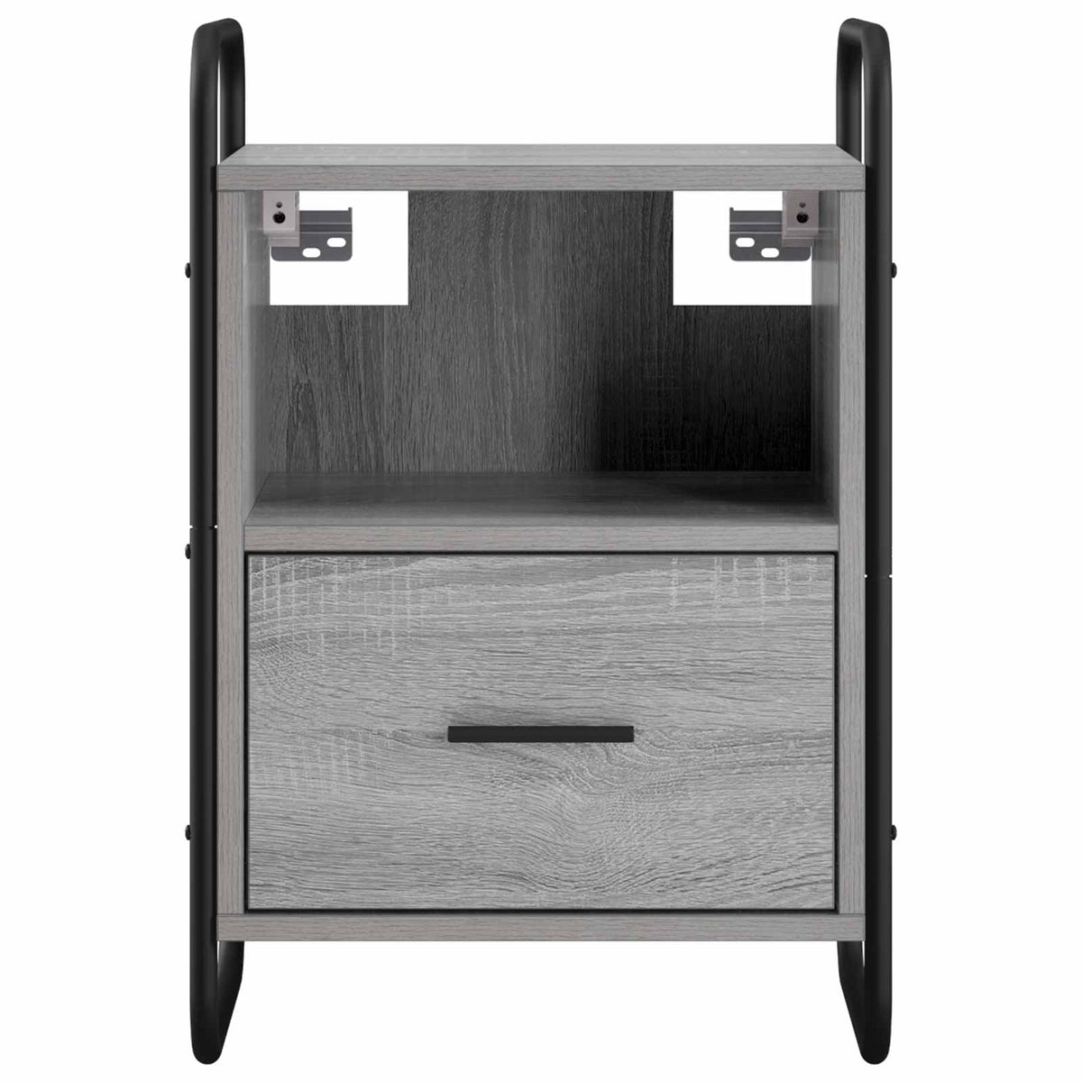 Hanging Bedside Cabinet 2 pcs Grey Sonoma 40 x 30 x 60 cm