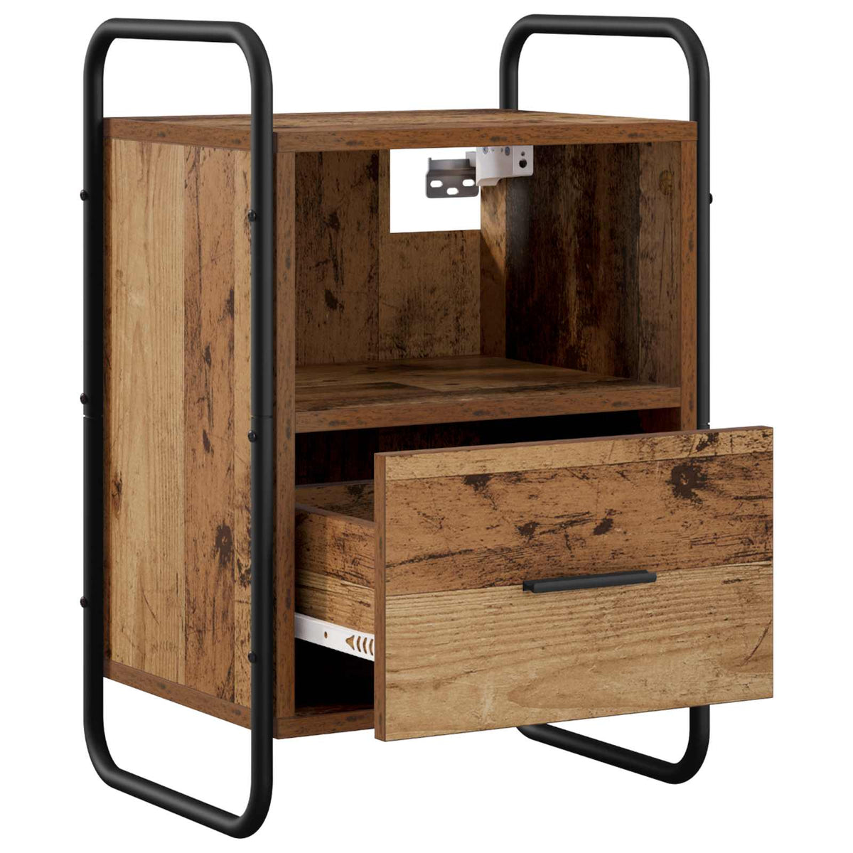 Hanging Bedside Cabinet Old Wood 40 x 30 x 60 cm