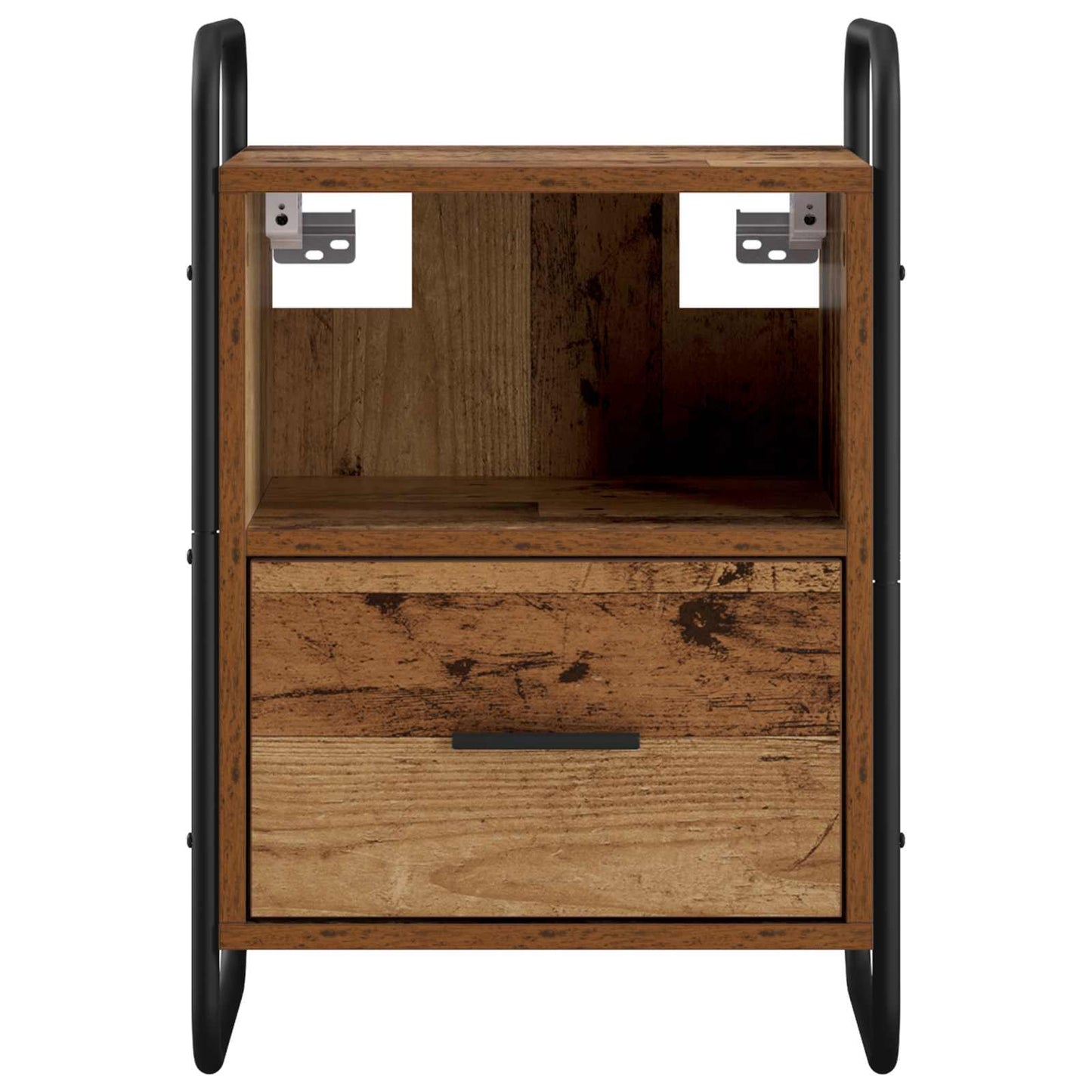 Hanging Bedside Cabinet Old Wood 40 x 30 x 60 cm