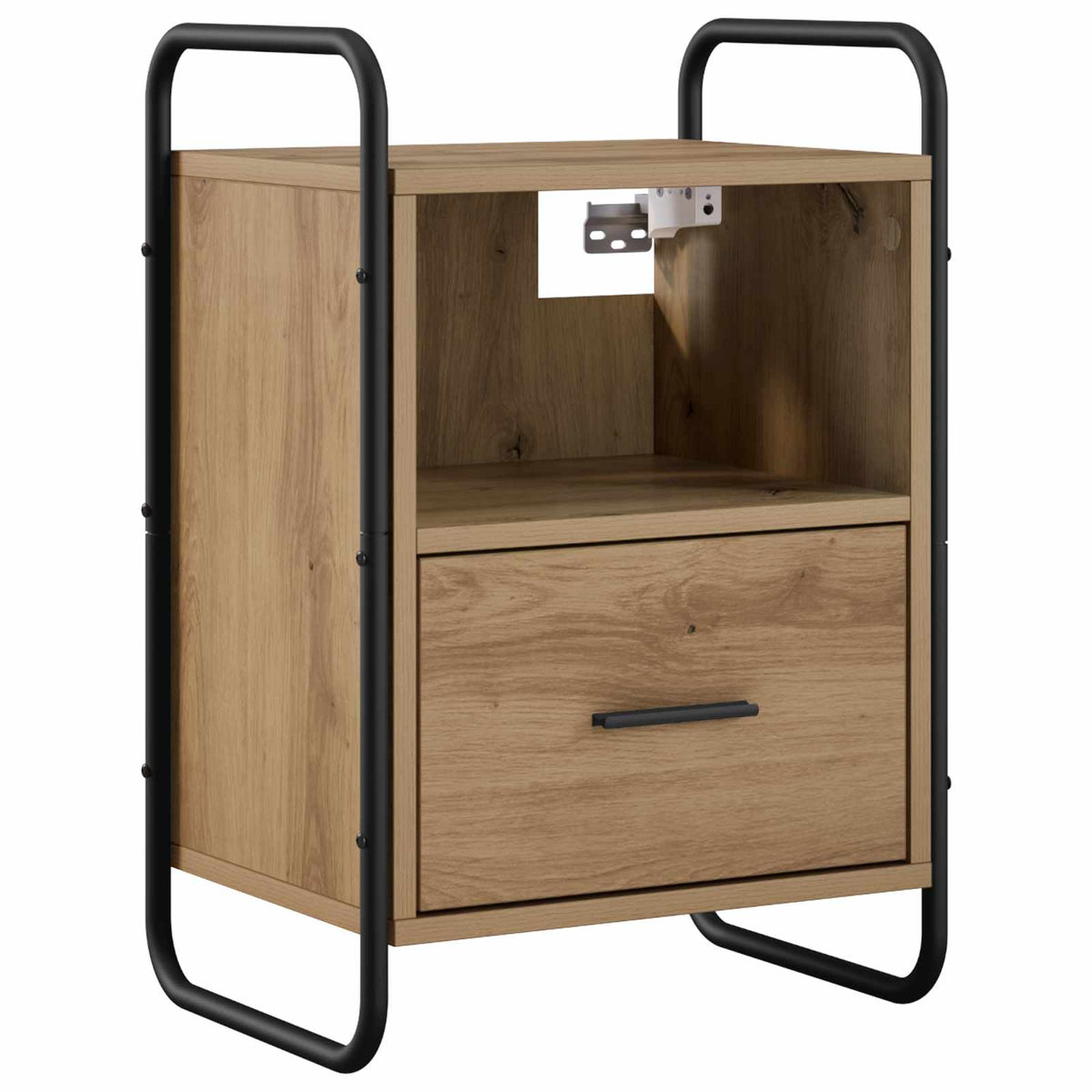 Hanging Bedside Cabinet Artisan Oak 40 x 30 x 60 cm