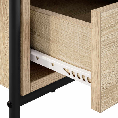 Coffee Table Sonoma Oak 90 x 49 x 41 cm Engineered Wood