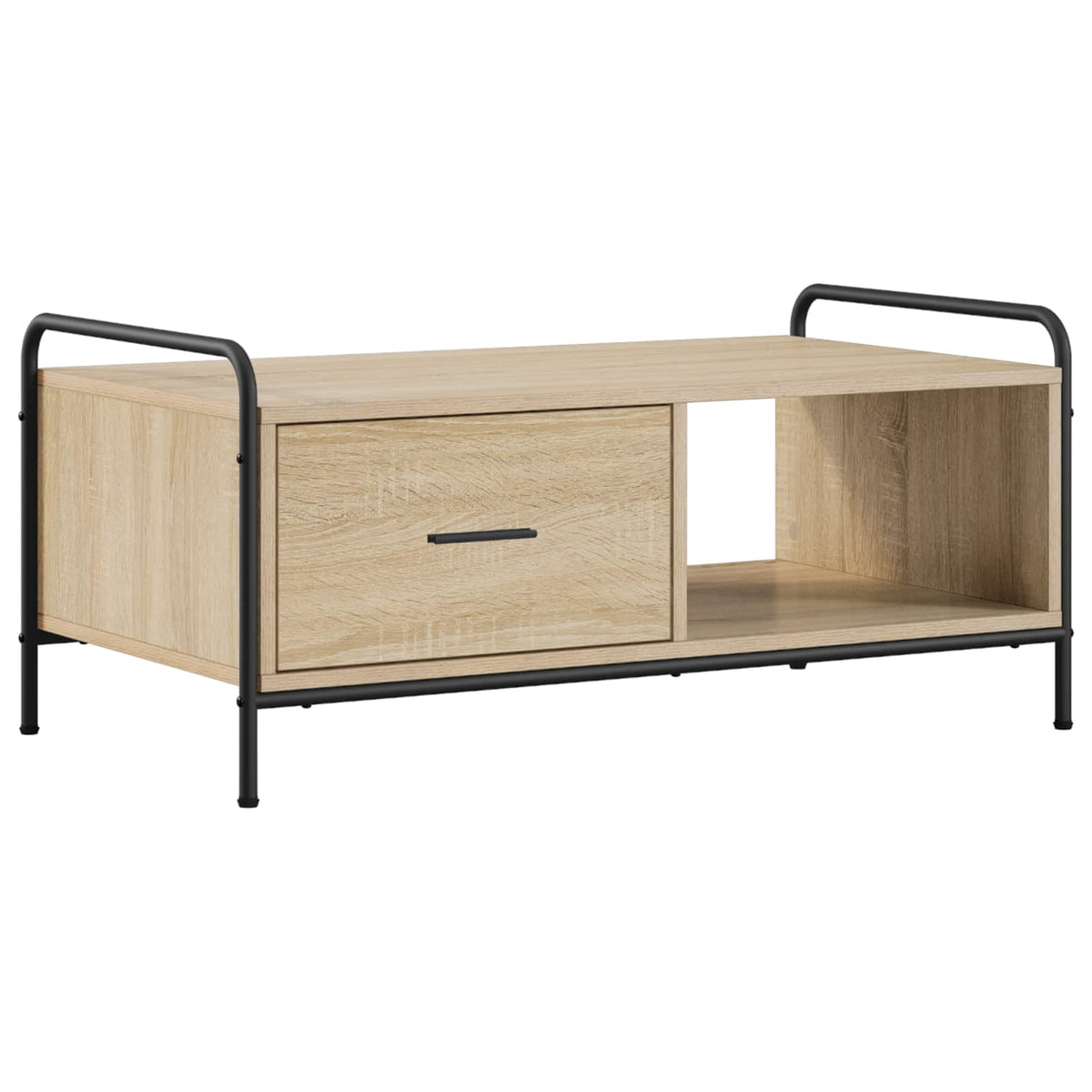 Coffee Table Sonoma Oak 90 x 49 x 41 cm Engineered Wood