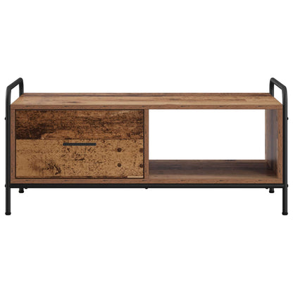 Coffee Table Old Wood 90 x 49 x 41 cm Engineered Wood