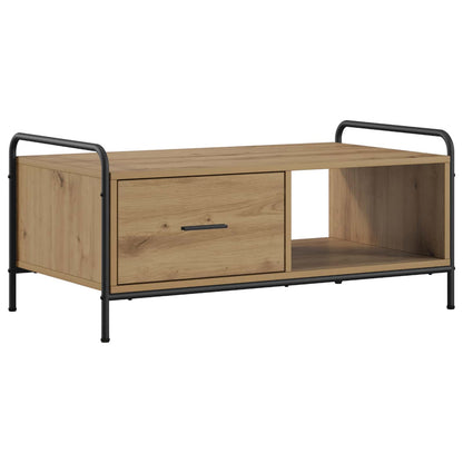 Coffee Table Artisan Oak 90 x 49 x 41 cm Engineered Wood