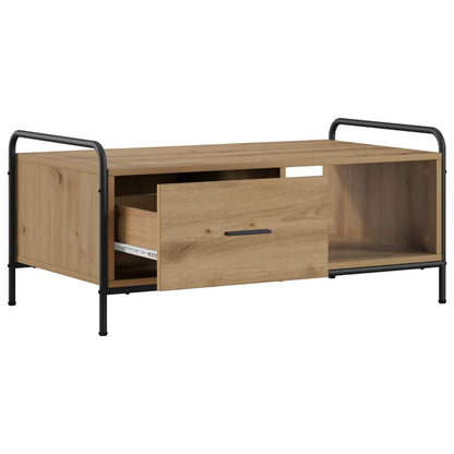 Coffee Table Artisan Oak 90 x 49 x 41 cm Engineered Wood