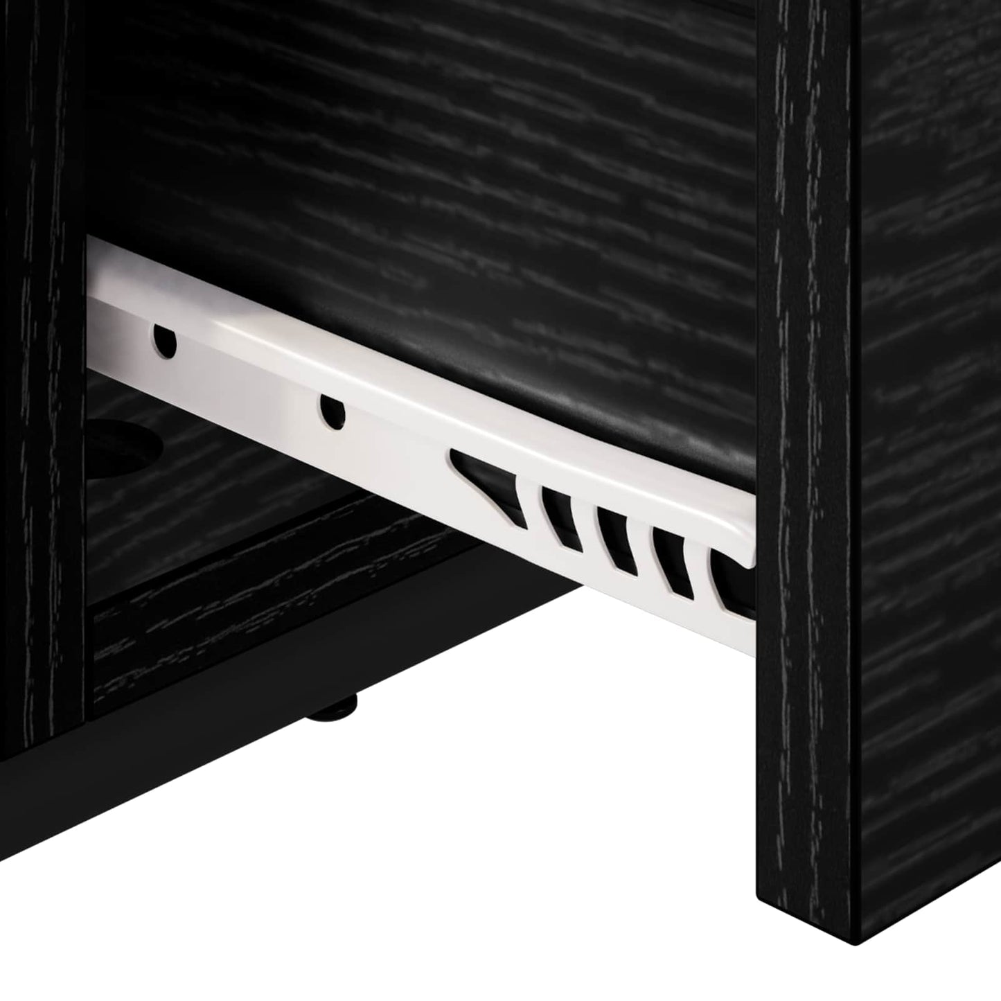 Coffee Table Black Oak 99.5 x 49 x 41 cm Engineered Wood