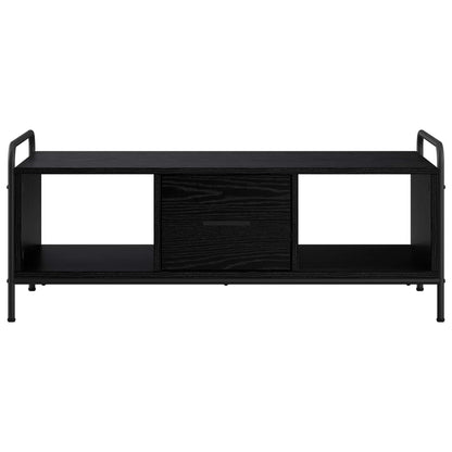 Coffee Table Black Oak 99.5 x 49 x 41 cm Engineered Wood