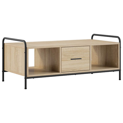 Coffee Table Sonoma Oak 99.5 x 49 x 41 cm Engineered Wood