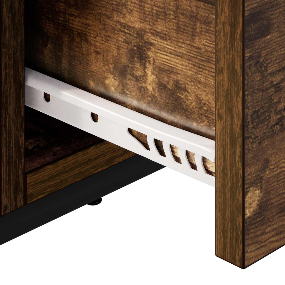 Coffee Table Smoked Oak 99.5 x 49 x 41 cm Engineered Wood