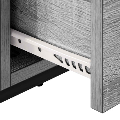 Coffee Table Grey Sonoma 99.5 x 49 x 41 cm Engineered Wood