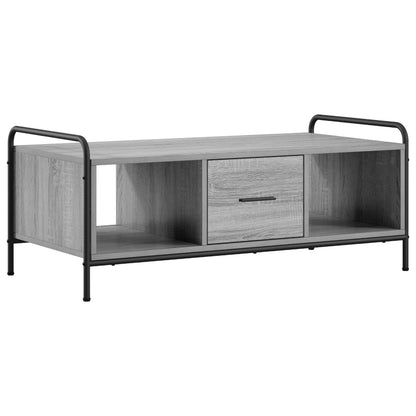 Coffee Table Grey Sonoma 99.5 x 49 x 41 cm Engineered Wood