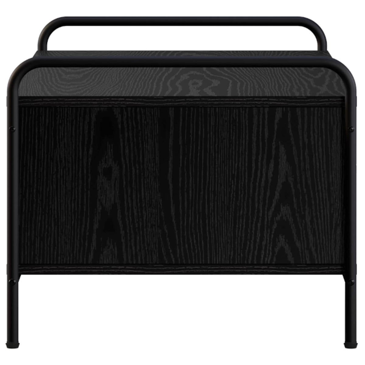 Coffee Table Black Oak 50 x 49 x 41 cm Engineered Wood