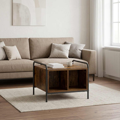 Coffee Table Smoked Oak 50 x 49 x 41 cm Engineered Wood
