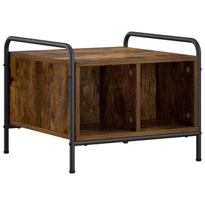 Coffee Table Smoked Oak 50 x 49 x 41 cm Engineered Wood
