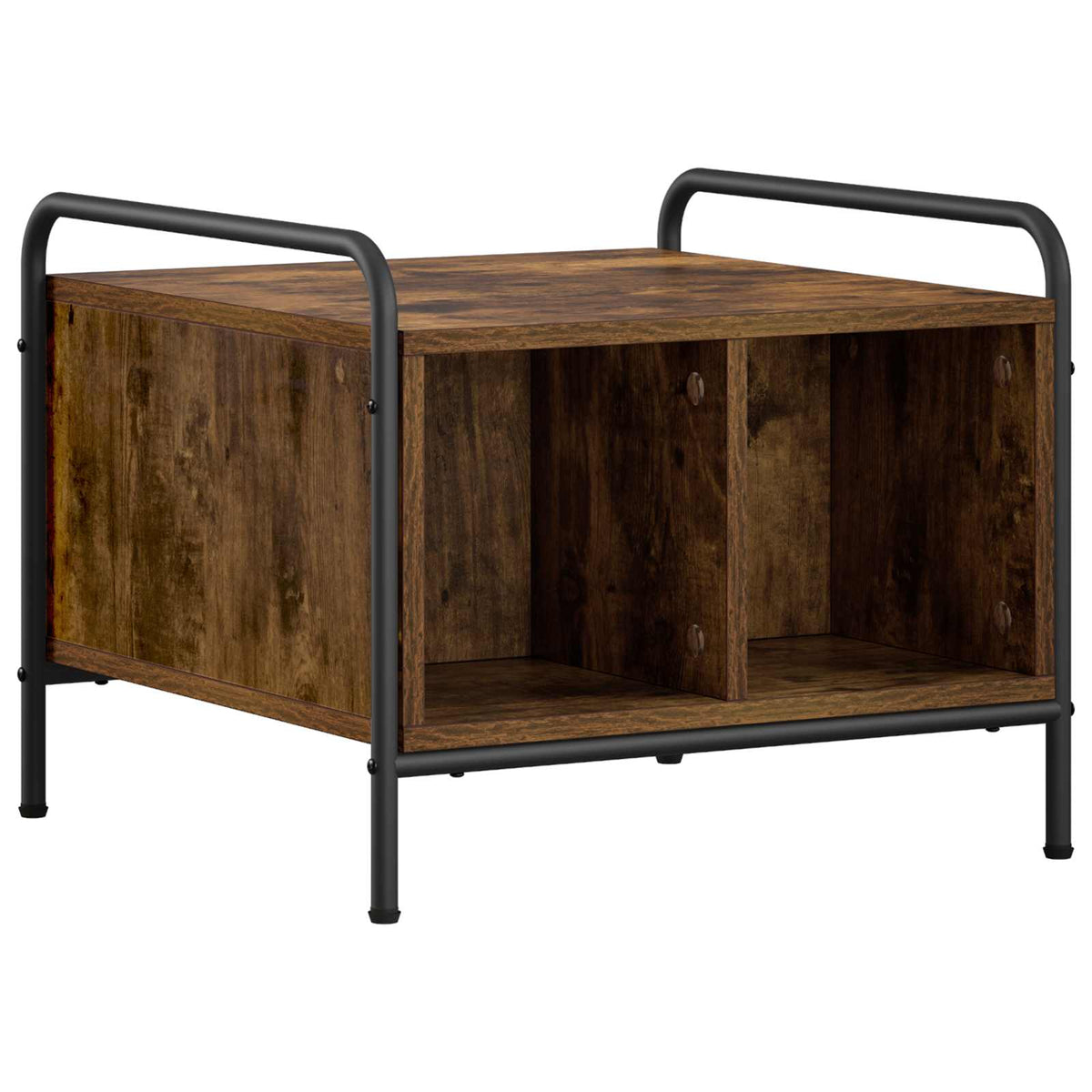 Coffee Table Smoked Oak 50 x 49 x 41 cm Engineered Wood