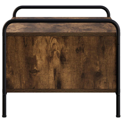 Coffee Table Smoked Oak 50 x 49 x 41 cm Engineered Wood