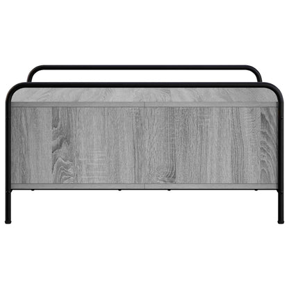 Coffee Table Grey Sonoma 80 x 80 x 41 cm Engineered Wood