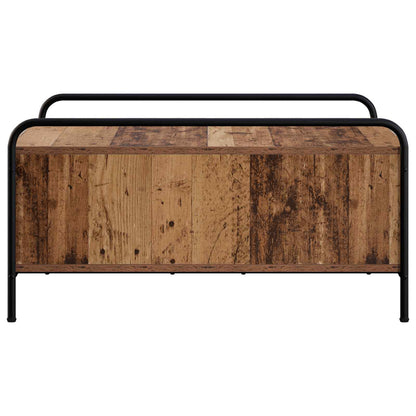 Coffee Table Old Wood 80 x 80 x 41 cm Engineered Wood