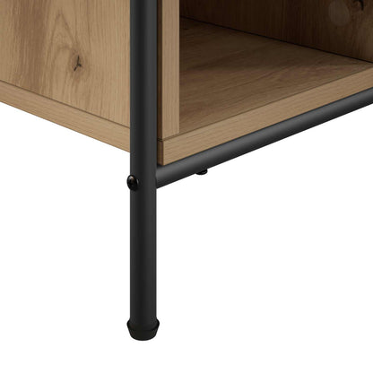 Coffee Table Artisan Oak 90 x 90 x 41 cm Engineered Wood