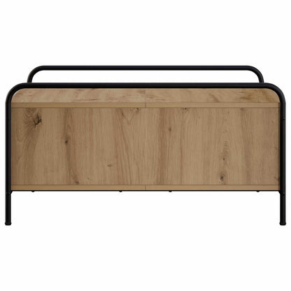 Coffee Table Artisan Oak 90 x 90 x 41 cm Engineered Wood