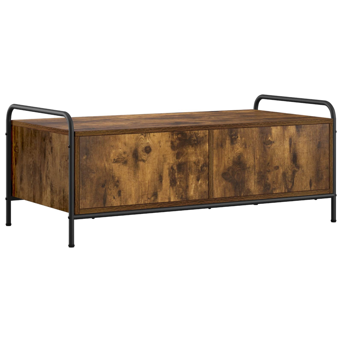 Coffee Table Smoked Oak 99.5 x 49 x 41 cm Engineered Wood