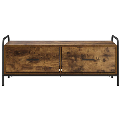 Coffee Table Smoked Oak 99.5 x 49 x 41 cm Engineered Wood