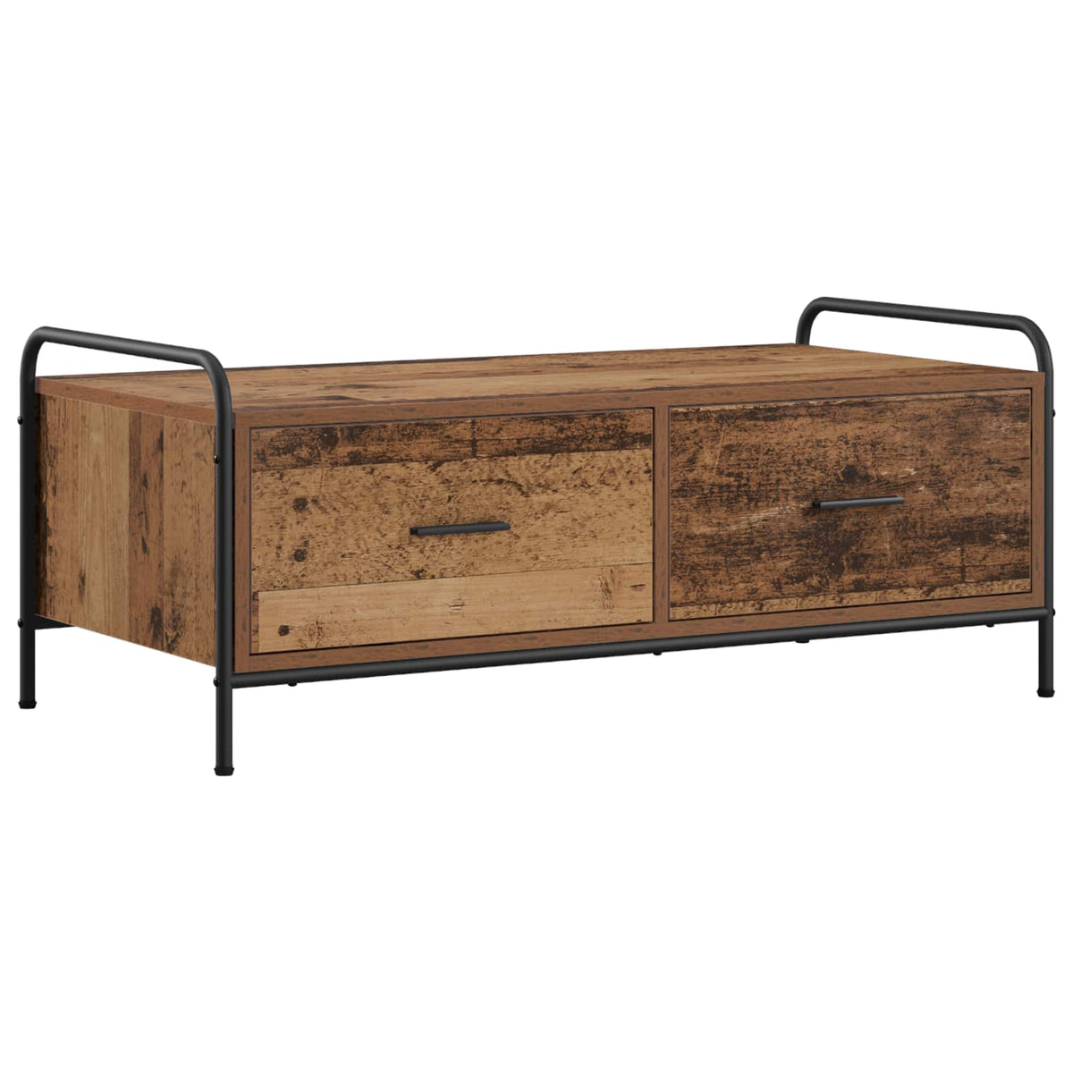 Coffee Table Old Wood 99.5 x 49 x 41 cm Engineered Wood
