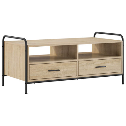 Coffee Table Sonoma Oak 99.5 x 49 x 46 cm Engineered Wood