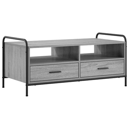 Coffee Table Grey Sonoma 99.5 x 49 x 46 cm Engineered Wood