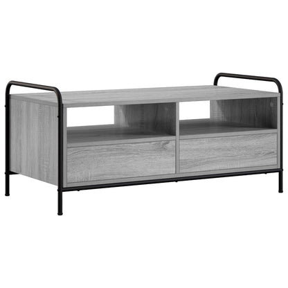 Coffee Table Grey Sonoma 99.5 x 49 x 46 cm Engineered Wood