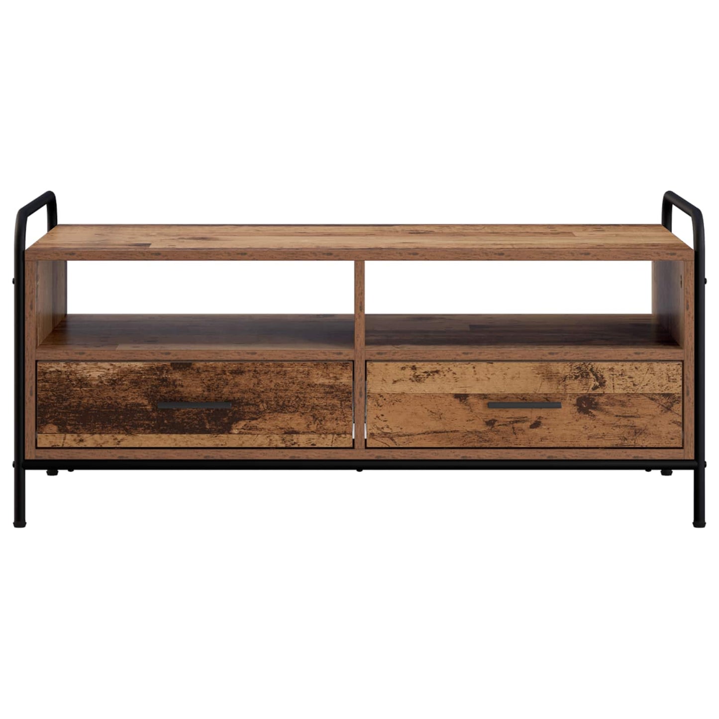 Coffee Table Old Wood 99.5 x 49 x 46 cm Engineered Wood