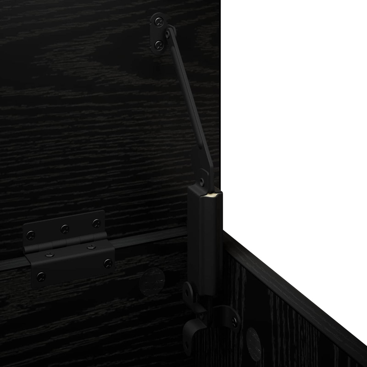 Storage Box Black Oak 40.5 x 40 x 49.5 cm Engineered Wood