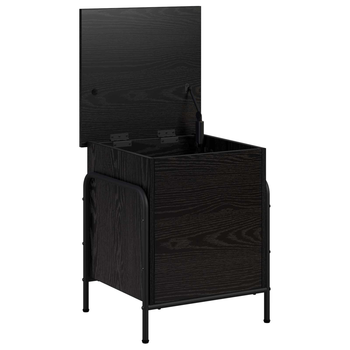 Storage Box Black Oak 40.5 x 40 x 49.5 cm Engineered Wood
