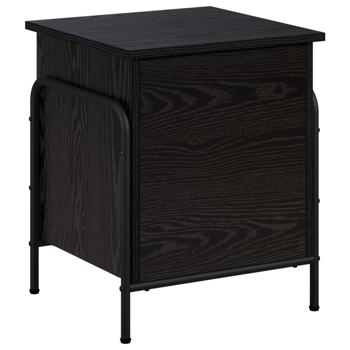 Storage Box Black Oak 40.5 x 40 x 49.5 cm Engineered Wood