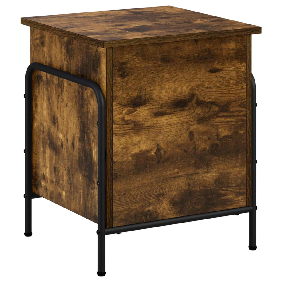 Storage Box Smoked Oak 40.5 x 40 x 49.5 cm Engineered Wood