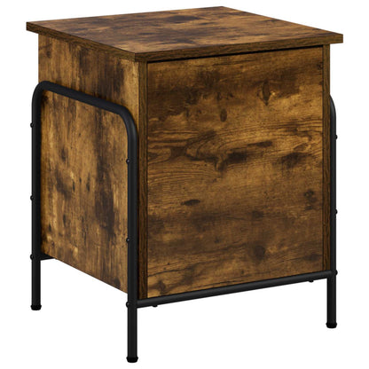 Storage Box Smoked Oak 40.5 x 40 x 49.5 cm Engineered Wood