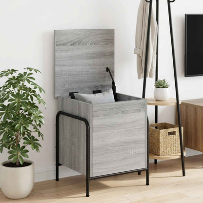 Storage Box Grey Sonoma 40.5 x 40 x 49.5 cm Engineered Wood