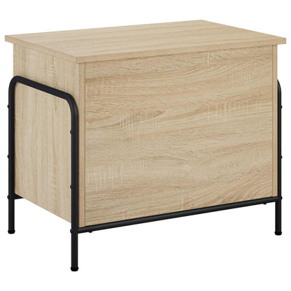 Storage Box Sonoma Oak 60 x 40 x 49.5 cm Engineered Wood