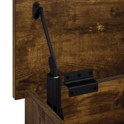 Storage Box Smoked Oak 60 x 40 x 49.5 cm Engineered Wood